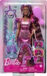 Кукла Барби Barbie Fun & Fancy с длинными черными волосами и цветными прядями JDC86 - изображение 1