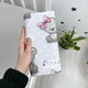 Детская непромокаемая пеленка 95х75 см Oh My Kids "Мишки с бантиком" серый - изображение 3