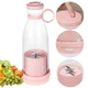 Портативний блендер-пляшка 350мл Fresh Juice Blender, Рожевий (6598-4423) - зображення 1