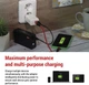 Зарядное устройство Emos V04G45 1xUSB, 1xUSB-C GAN PD 45W 220V - изображение 4