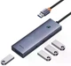 USB-хаб Baseus UltraJoy Series 4-Port (USB-A to USB3.0*4) B0005280A813-02 Grey - зображення 6