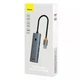 USB-хаб Baseus UltraJoy Series 4-Port (USB-A to USB3.0*4) B0005280A813-02 Grey - зображення 7