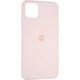 Чохол Fiji Silicone Case для Apple iPhone 14 бампер накладка Soft Touch з мікрофіброю Pink Sand - зображення 1