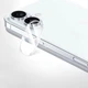 Защитное стекло на камеру Elite для Apple iPhone 16 противоударное для блока камер Transparent - изображение 2