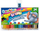 Kredki kolorowe Bambino Beiersdorf drewniane z temperówką 24 szt (5903235000447) - obraz 1