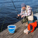Wiadro składane Nils Camp NC1731 10L Niebieskie (5907695553994) - obraz 7