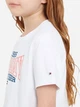 Детская футболка для девочки Tommy Hilfiger 980574506 122 см Белая (1159832857) - изображение 2