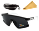 Спортивные очки Polarized Black с поляризацией для велоспорта, бега, авто уф-защита, антибликовые - изображение 1