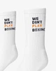 Шкарпетки BOXRAW We Don't Play Boxing (3 Пари) M Білі - изображение 3