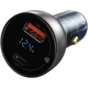 Автомобильное зарядное устройство Baseus Particular Digital Display QC+PPS Dual Quick Charger Car Charger 65W Grey (CCKX-C0A) - изображение 3