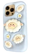 Гумовий 3D чохол Funny Sheep на iPhone 13 - зображення 2