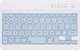 Клавіатура бездротова BeCover Bluetooth EN/UA Light Blue (BC_713410) - зображення 1