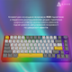 Клавиатура беспроводная Ajazz AK820 Pro Flying Fish Switch Purple RGB (AK820PRO-FF-PWB) - изображение 17