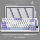 Клавиатура беспроводная Ajazz AK820 Pro Gift Switch Purple RGB (AK820PRO-G-PWB) - изображение 15