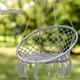 Садове підвісне крісло - гойдалка Бохо до 150 кг Сіре Real Garden Grey бразильське Boho - зображення 1
