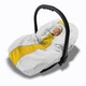 Всесезонный трансформер 4 в 1, вкладыш-конверт "All-Season Baby Travel CC", ART-0000707, белый с жёлтым - изображение 7
