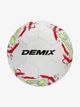 Мяч футбольный Demix DF500 Junior (size 4) Белый с красным - изображение 1
