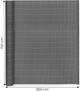 Dwustronna mata bambusowa ModernHome by Multistore 150 x 300 cm antracyt (BP-211 GREY) - obraz 6