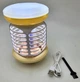 Лампа ловушка для комаров аккумуляторная от USB 2в1 LED светильник ночник и Электрическая ловушка уничтожитель насекомых 16см UKC Mosquito Killer Lamp 1251 - изображение 2
