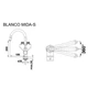 Смеситель Blanco MIDA-S ХРОМ (521454) - изображение 2