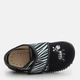 Детские текстильные тапочки для девочки Zetpol ZEBRA 1 1190 21 Black/White (ROZ6501039413) - изображение 5