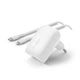 Сетевое зарядное устройство Belkin BoostCharge USB-C Wall Charger 20W + USB-C Cable with Lightning Connector White (WCA005vf1MWH-B5) - изображение 1
