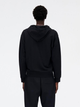 Bluza męska rozpinana streetwear z kapturem New Balance Stacked Logo MJ41501 S Czarna (197375352503) - obraz 2