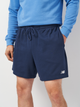 Spodenki dresowe męskie z kieszeniami New Balance Small Logo MS41520 L Niebieskie (197375395074) - obraz 4
