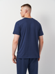T-shirt męski bawełniany New Balance Stacked Logo MT41502 S Granatowy (196941811239) - obraz 2