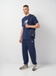 T-shirt męski bawełniany New Balance Stacked Logo MT41502 XL Granatowy (196941811246) - obraz 3