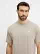 T-shirt męski bawełniany New Balance Sport Essentials Small Logo MT41509 S Beżowy (197967564819) - obraz 3