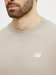 Футболка бавовняна довга чоловіча New Balance Sport Essentials Small Logo MT41509 2XL Бежева (197967564840) - зображення 4