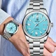 Мужские механические наручные часы Benyar Sky Blue автоматические водонепроницаемые 10 BAR с календарём - изображение 3