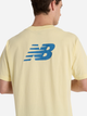 T-shirt męski New Balance Sport Essentials Logo MT41580 L Żółty (197967283048) - obraz 4