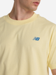 T-shirt męski New Balance Sport Essentials Logo MT41580 L Żółty (197967283048) - obraz 5