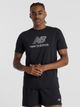 T-shirt męski New Balance Heathertech Logo MT51003 2XL Czarny (197967259166) - obraz 1