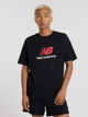 Футболка бавовняна довга чоловіча New Balance Athletics Logo MT51500 M Чорна (197967256424) - зображення 1
