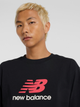 Футболка бавовняна довга чоловіча New Balance Athletics Logo MT51500 M Чорна (197967256424) - зображення 6