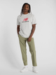 T-shirt męski bawełniany New Balance Athletics Logo MT51500 S Jasnoszary (197967256370) - obraz 3