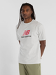 T-shirt męski bawełniany New Balance Athletics Logo MT51500 XL Jasnoszary (197967256387) - obraz 5