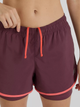 Спортивні шорти жіночі New Balance Essentials 2in1 WS41225 L Бордові (197967342790) - зображення 4