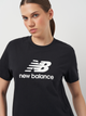 T-shirt damski bawełniany New Balance Sport Essentials Jersey Logo WT41502 XS Czarny (197375382999) - obraz 4