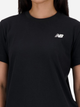 Футболка бавовняна довга жіноча New Balance Sport Essentials Jersey WT41509 S Чорна (197375385136) - зображення 4