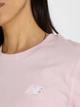 T-shirt damski bawełniany New Balance Sport Essentials Jersey WT41509 M Jasnoróżowy (197967348327) - obraz 5