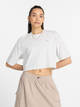 Футболка бавовняна оверсайз коротка жіноча New Balance Logo Relaxed WT43536 S Світло-сіра (197376701294) - зображення 1