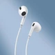 Проводные наушники с микрофоном Baseus Encok H17 Lateral in-ear Wired Earphone jack 3.5 mm (NGCR010002) White - изображение 2