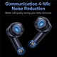 Бездротові Bluetooth навушники Baseus Bowie E5x True Wireless TWS Earphones BT5.3, 330mAh/35mAh, 25h (A00060101323-00) Blue - зображення 7