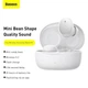 Бездротові Bluetooth навушники Baseus Bowie E2 True Wireless TWS Earphones BT5.2, 300mAh/40mAh, 25h (NGTW090002) White - зображення 14