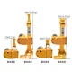 Набір 3в1: електродомкрат, електрогайковерт, компресор XPRO ZS3SJ-BC 12V (43480-ZS3SJ-BC_4729) - изображение 4