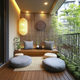 Dwustronna mata bambusowa ModernHome by Multistore 150 x 500 cm naturalna (BP-215 1.5X5) - obraz 10